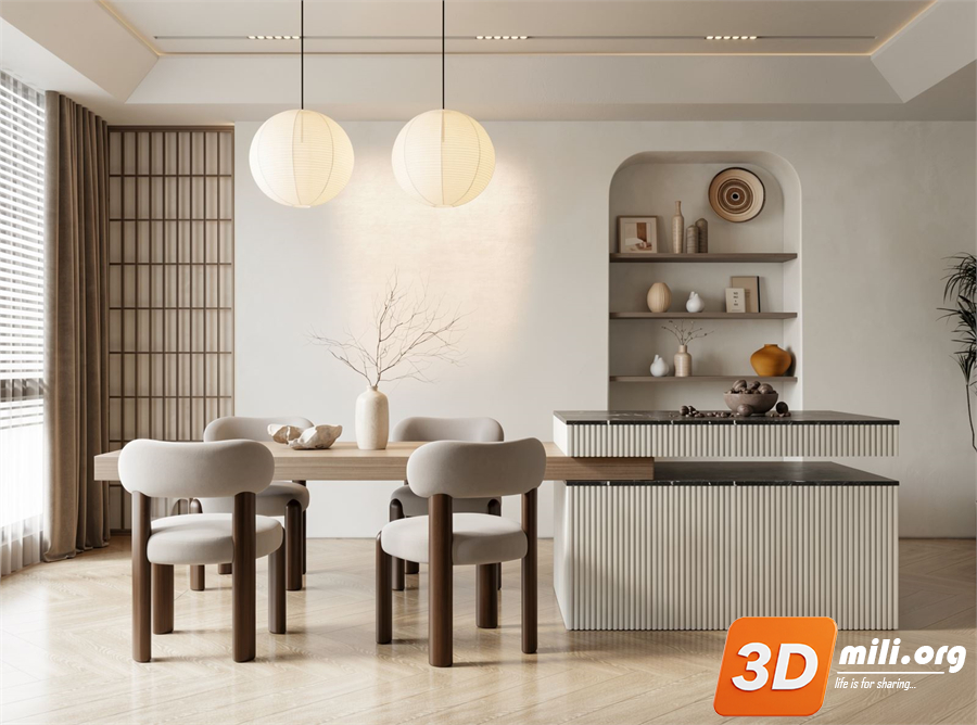 Dining Table Set Skp Files